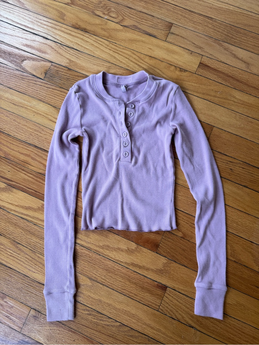 Skims Ribbed Long Sleeve Tee